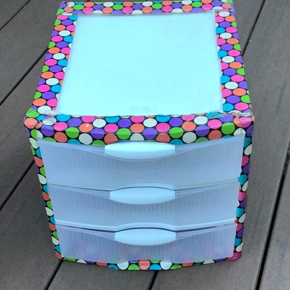 3 Drawer Organizer-Dots